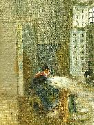 Anders Zorn interior av tapisserifabrik i madrid painting